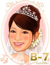 新婦髪型B-7　プリンセス風夜会巻きスタイル